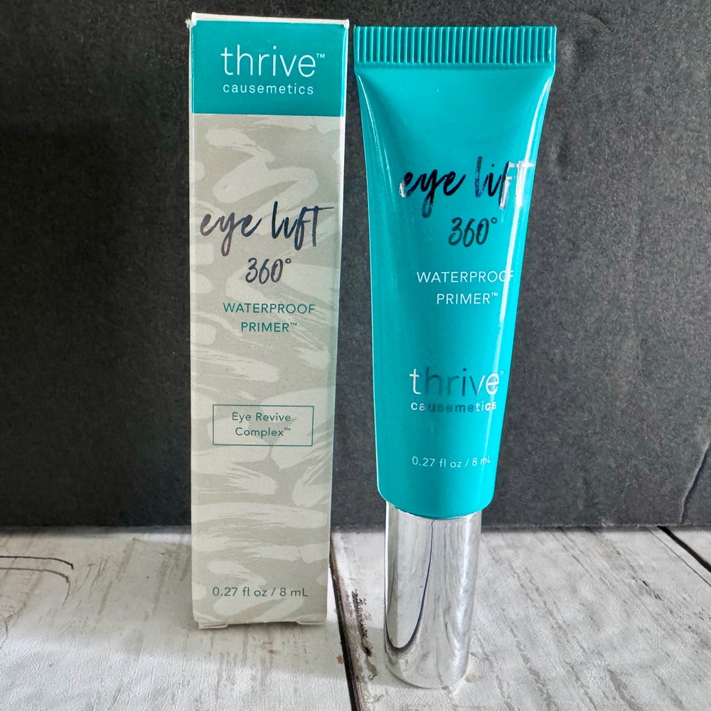 Thrive Causemetics Eye Lift 360 Waterproof Primer Translucent Matte 0.27 oz NIB